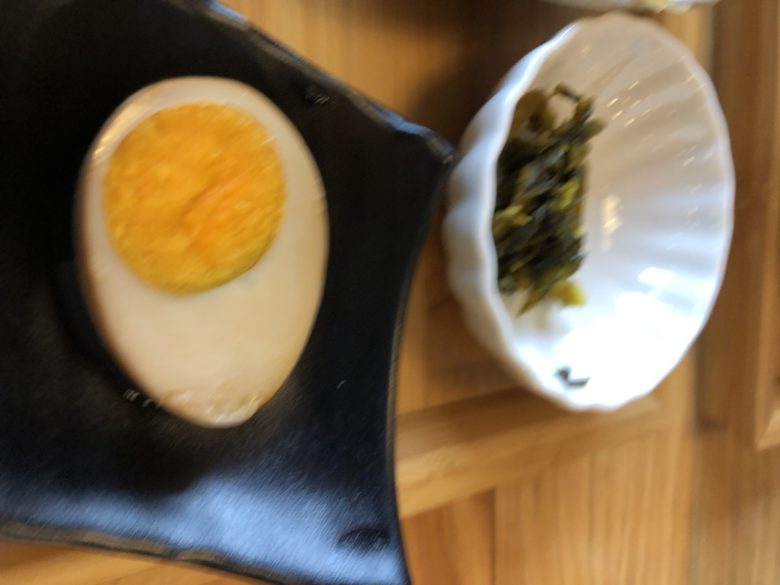 台湾風煮卵と漬物